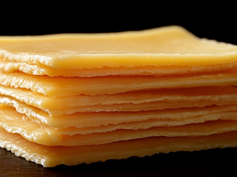 Scheibenkäse.