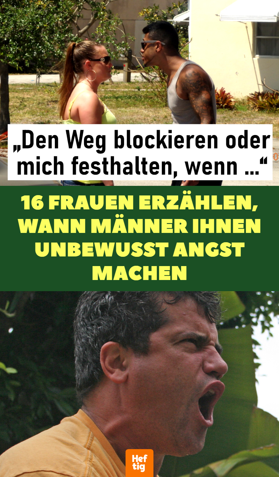 16 Frauen erzählen, wann Männer ihnen unbewusst Angst machen