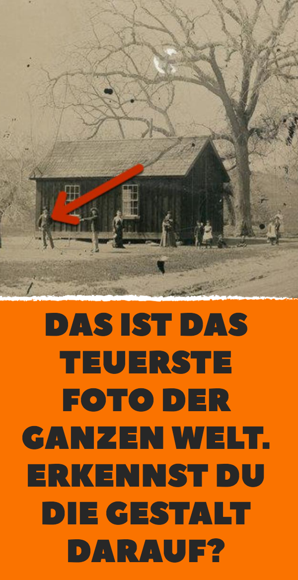 Das ist das teuerste Foto der ganzen Welt. Erkennst du die Gestalt darauf?