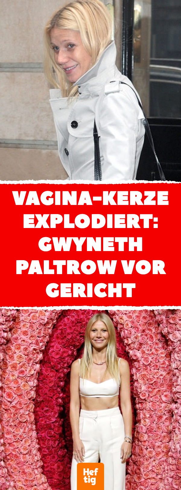 Klage: Gwyneth Paltrows Vagina-Kerze explodiert