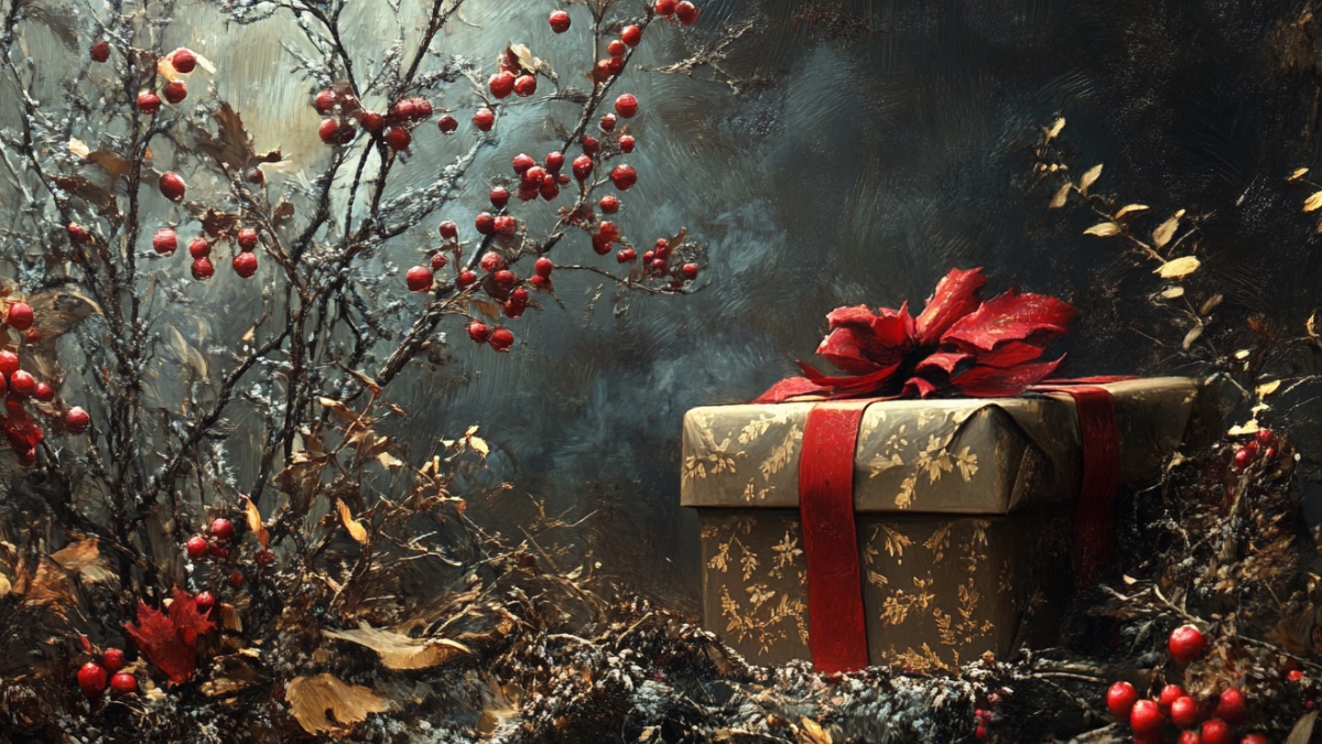 Ein Geschenk. (KI-generiert)