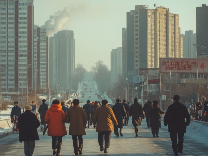 Nordkorea (KI-generiert).