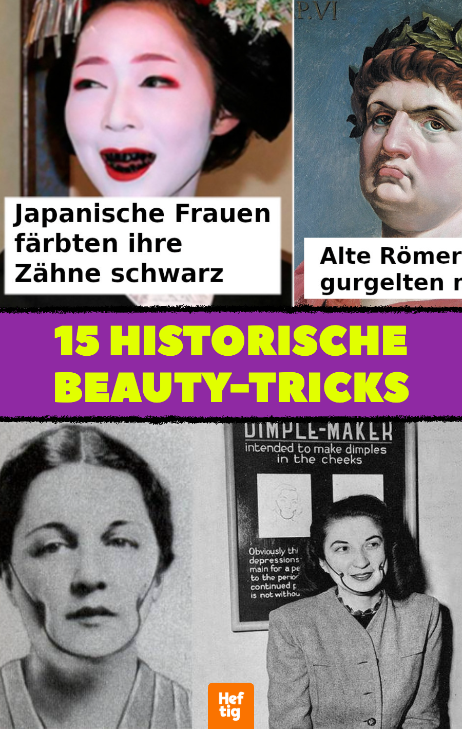 Schräge Beauty-Trends und Schönheitsideale der Geschichte