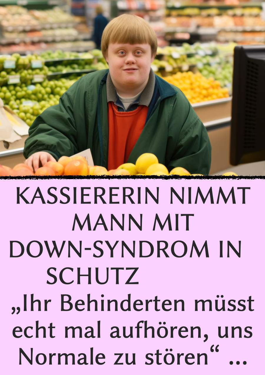 Frau beschimpft Mann als \