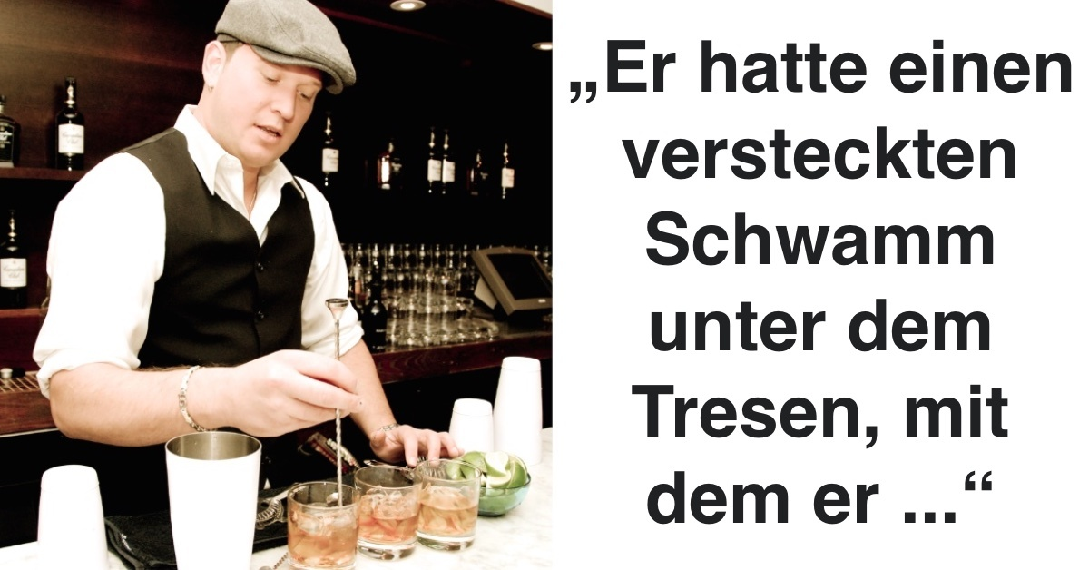 Barkeeper verraten Geheimnisse und Tricks ihres Berufs Heftig