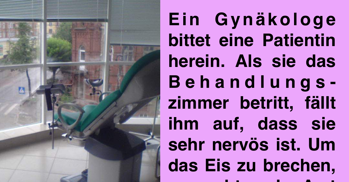 ArztWitz des Tages Smalltalk beim Gynäkologen Heftig