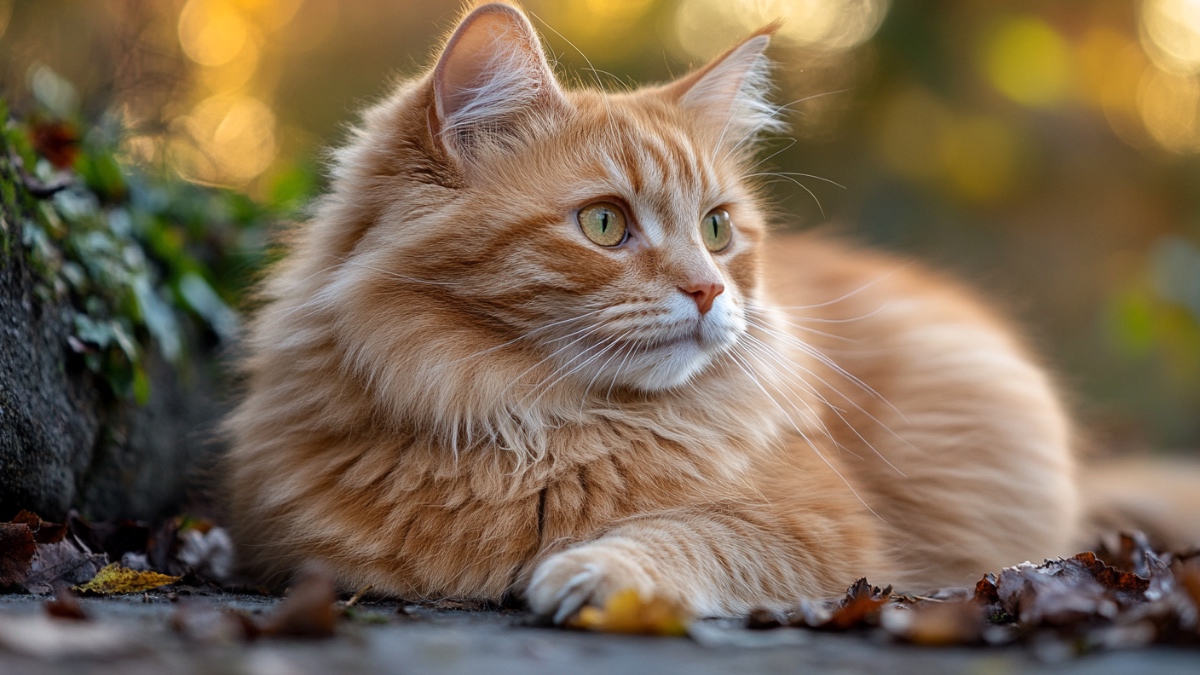 Eine Katze. (KI-generiert)