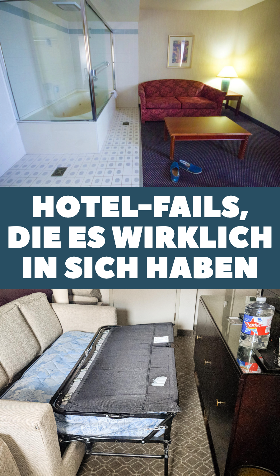 Hotel-Fails, die einfach fürchterlich sind