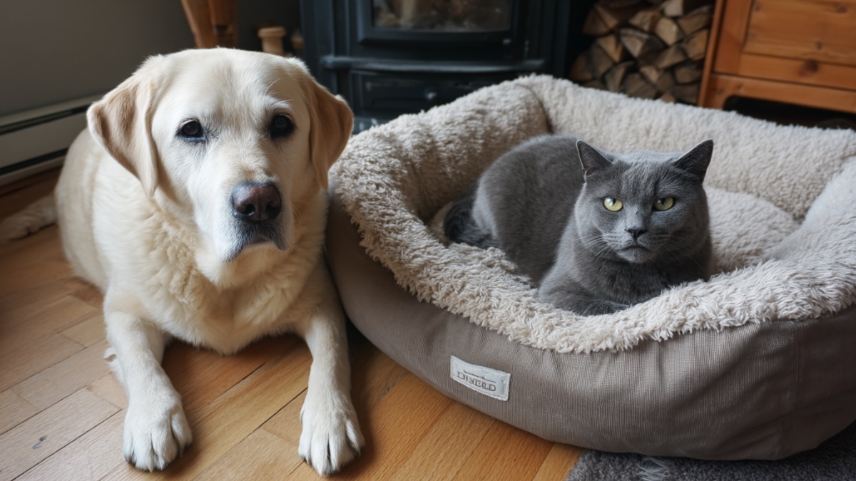 Hund und Katze. (KI-generiert)