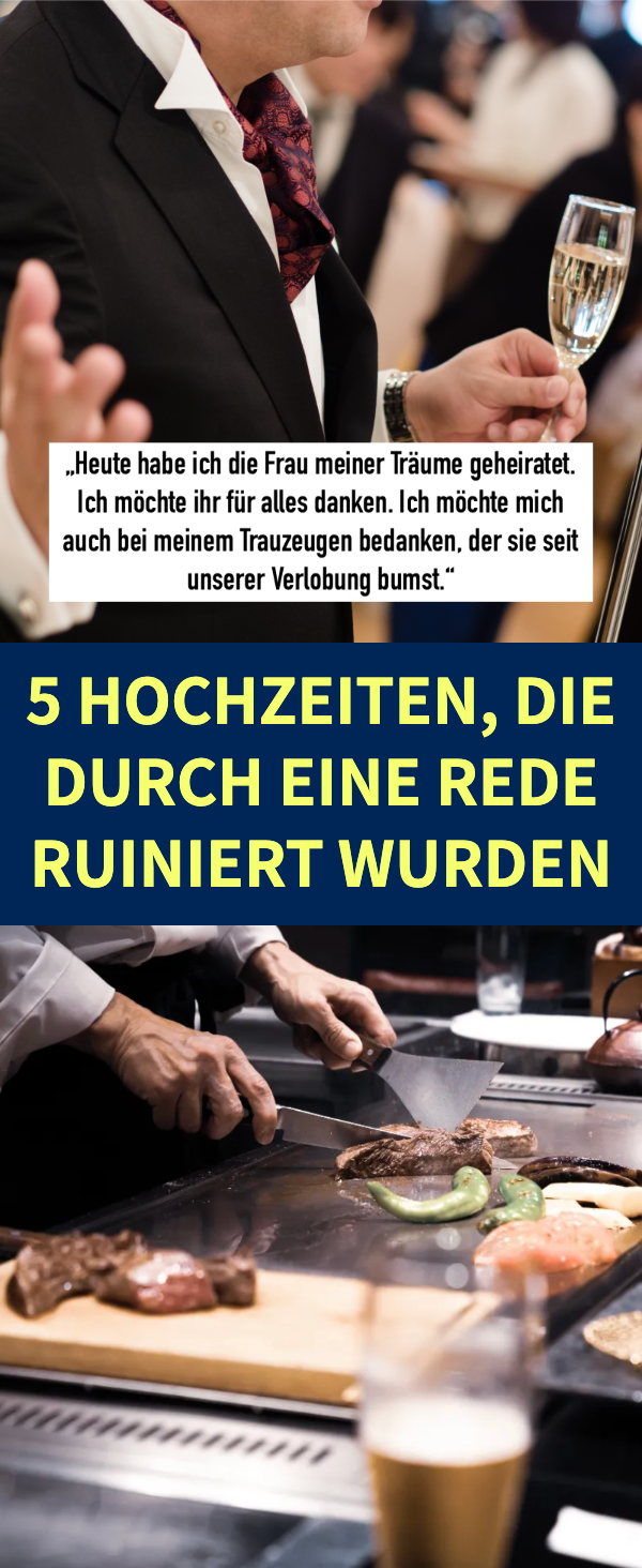 5 Hochzeiten, die durch eine Rede ruiniert wurden