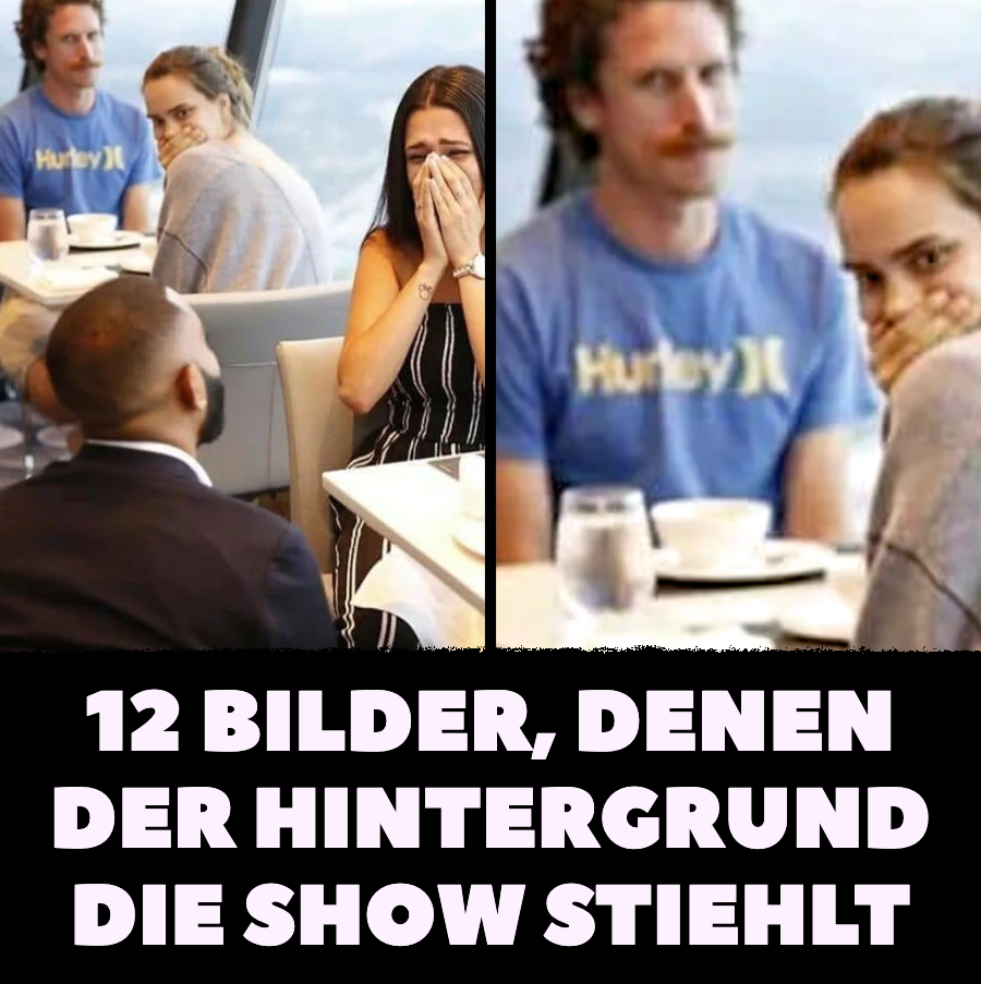 12 Bilder, denen der Hintergrund die Show stiehlt