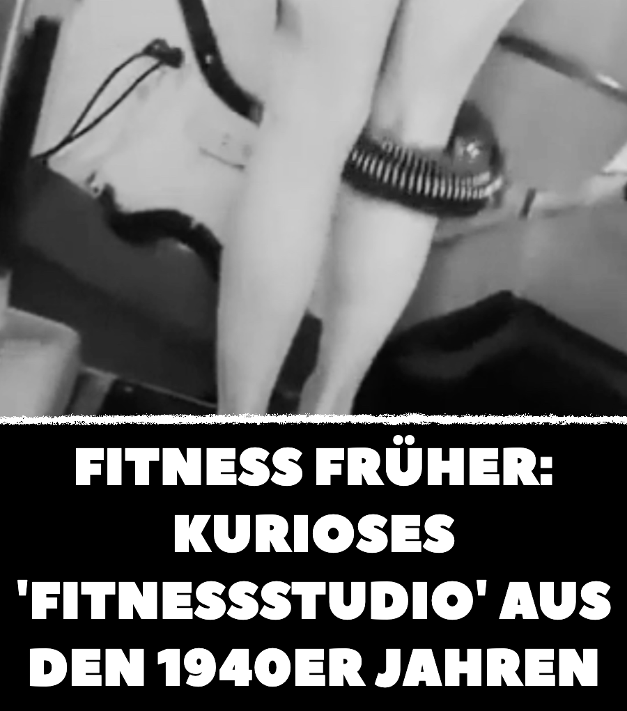 Fitness früher: Kurioses \'Fitnessstudio\' aus den 1940er Jahren