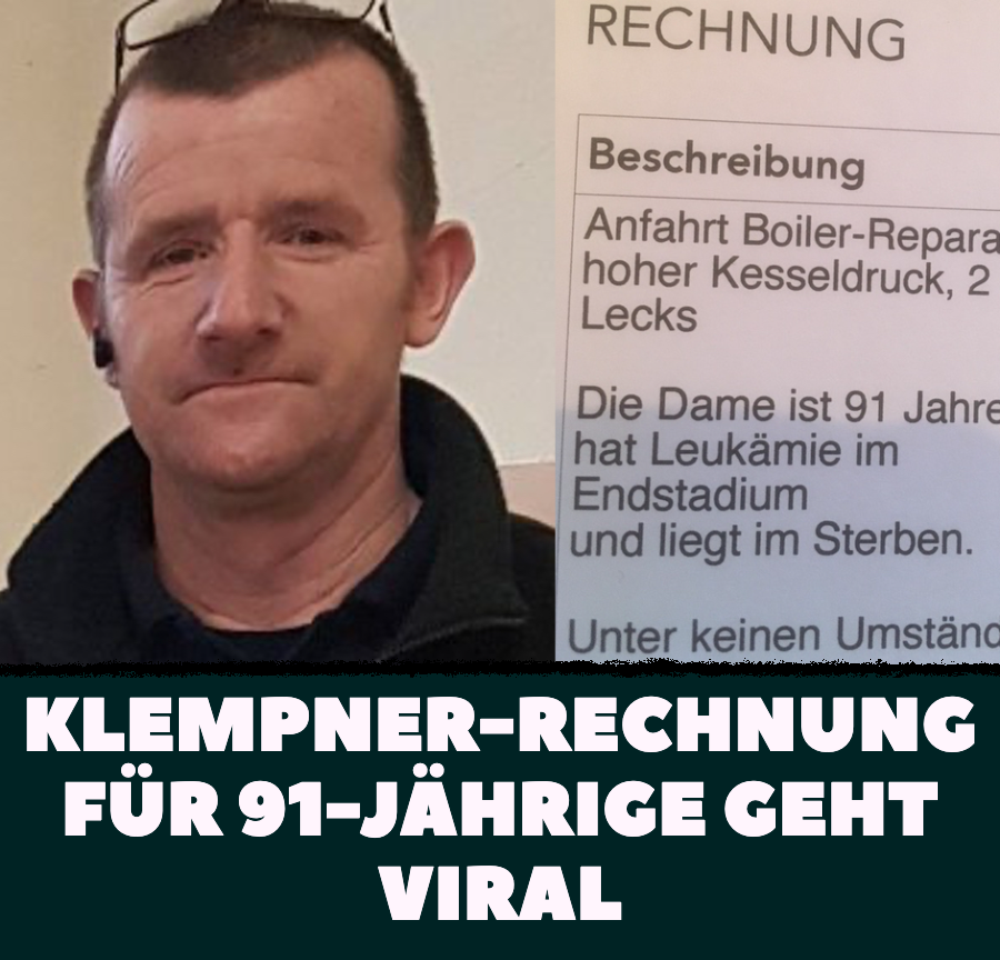 Klempner Rechnung Für 91 Jährige Geht Viral Heftig