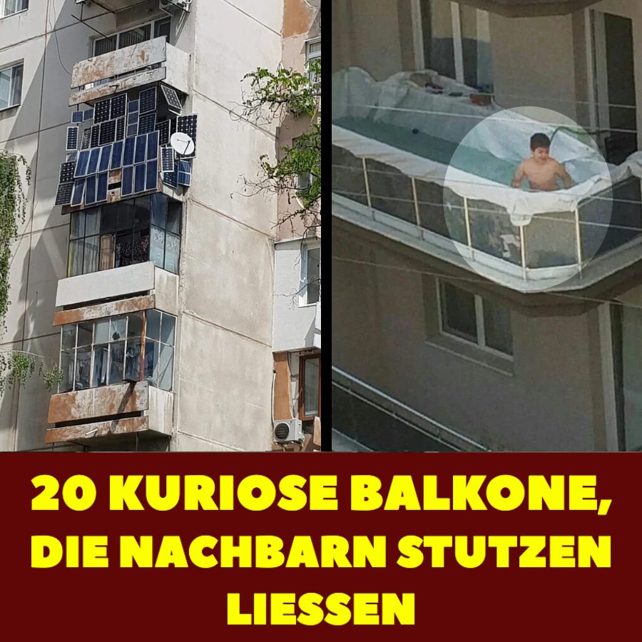 14 kuriose Balkone, die Nachbarn stutzen ließen
