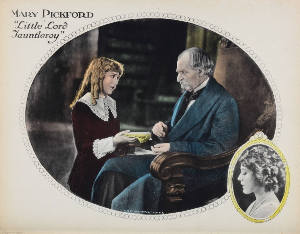 Werbefoto einer Verfilmung des kleinen Lords von 1921.